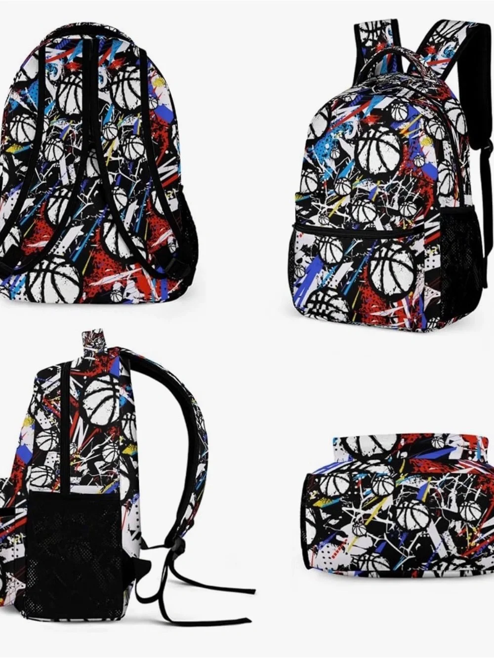 Basketball Backpack for Kids Girls Boys, 17 in Sports Bookbag